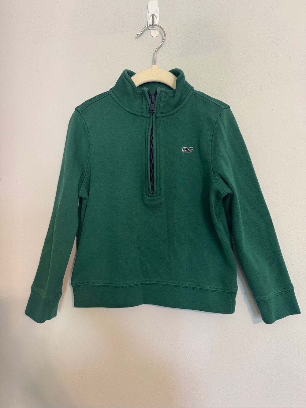 Vineyard Vines green quarter zip 5T
